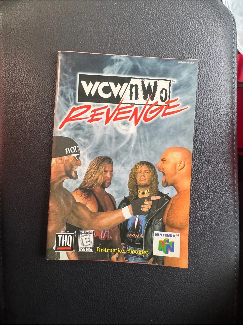 Instruction manual for 'WCW/NWO Revenge' Nintendo 64 video game by THQ